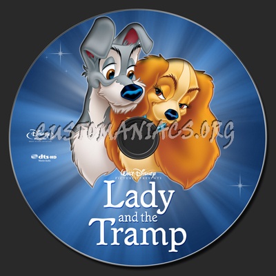 Lady And The Tramp blu-ray label