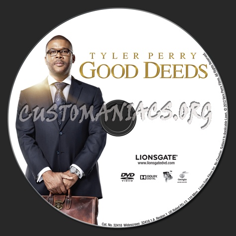 Good Deeds dvd label