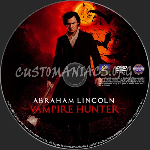 Abraham Lincoln: Vampire Hunter dvd label