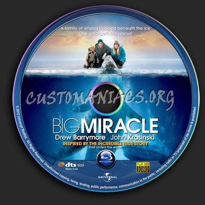 Big Miracle blu-ray label