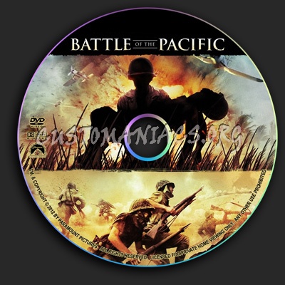 Battle Of The Pacific dvd label