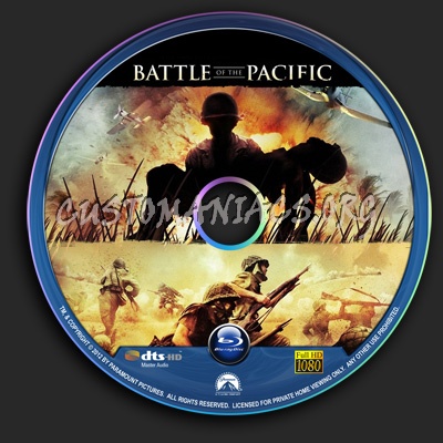 Battle Of The Pacific blu-ray label