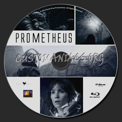 Prometheus blu-ray label