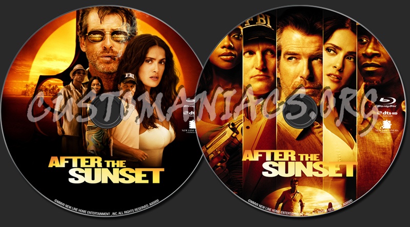 After The Sunset blu-ray label