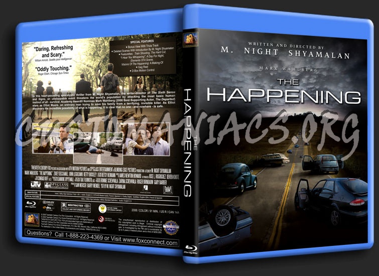 The Happening blu-ray cover