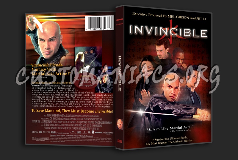 Invincible dvd cover