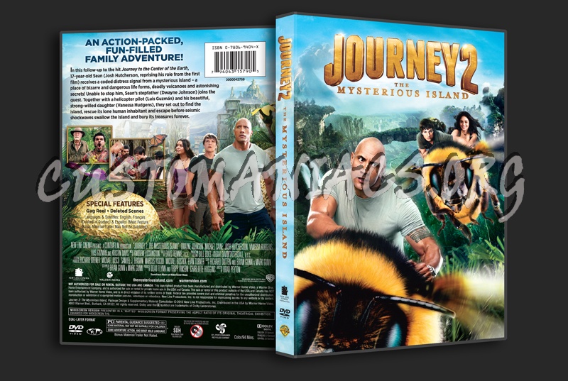 Journey 2 The Mysterious Island dvd cover