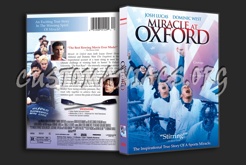 Miracle at Oxford dvd cover