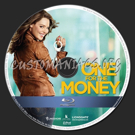 One for the Money blu-ray label