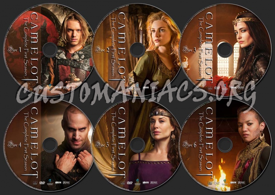 Camelot Season 1 dvd label