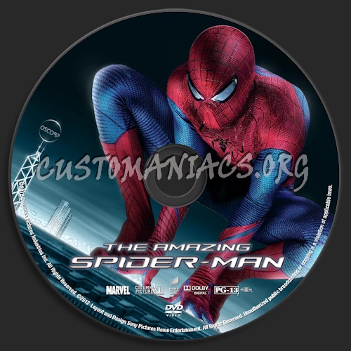 The Amazing Spider-Man dvd label