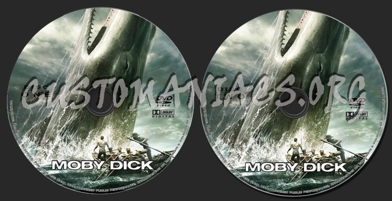 Moby Dick (2010) dvd label