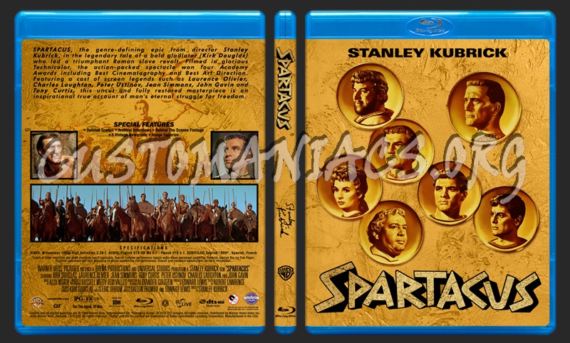 Spartacus blu-ray cover