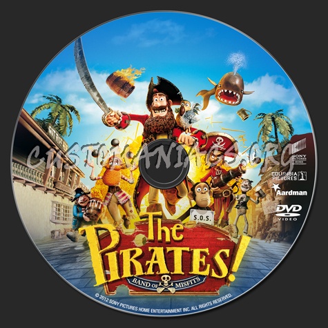 The Pirates! Band of Misfits dvd label