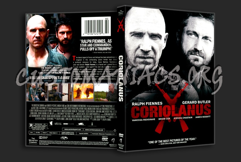 Coriolanus dvd cover