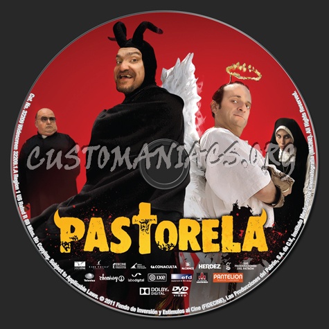 Pastorela dvd label