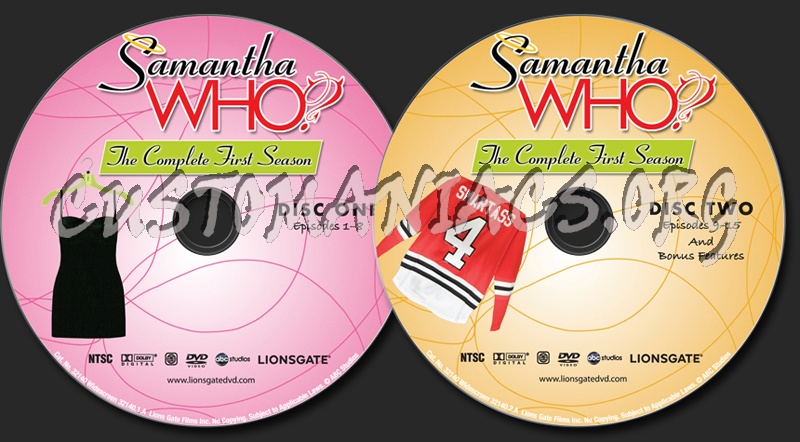 Samantha Who? Season 1 dvd label