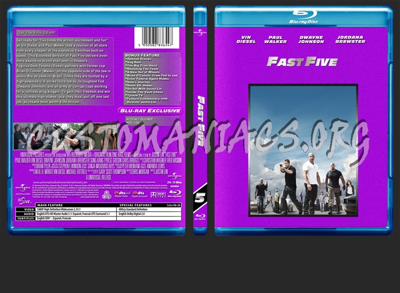 Fast and the Furious Collection dvd cover