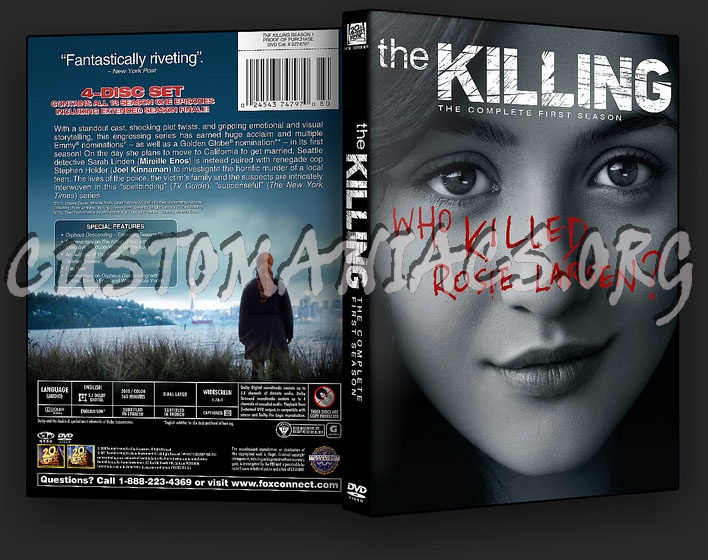 The Killing - Season 1 dvd cover