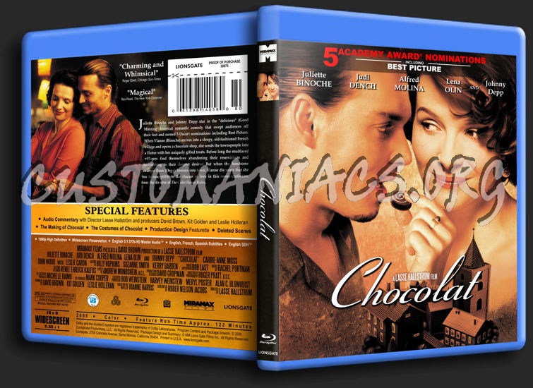 Chocolat blu-ray cover