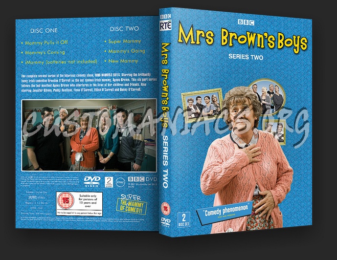 Mrs Brown's Boys Series 2 dvd cover