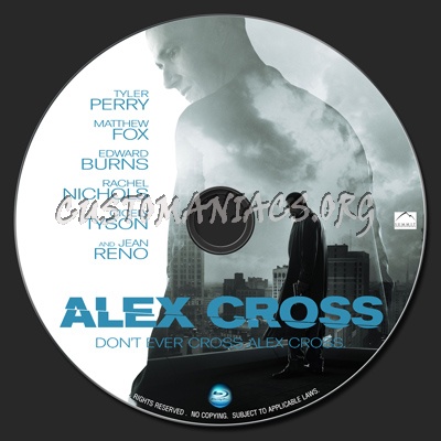 Alex Cross blu-ray label