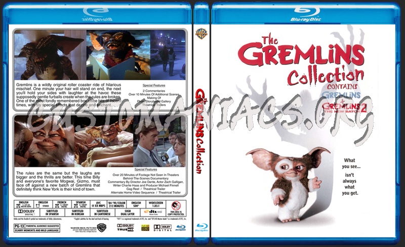 Gremlins Collection blu-ray cover