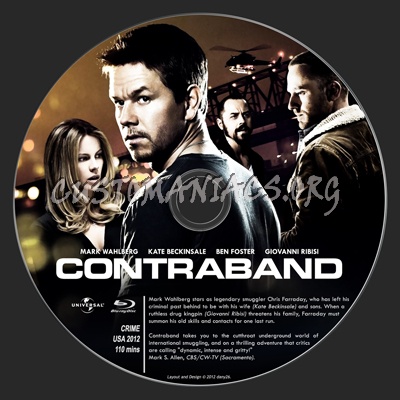 Contraband blu-ray label