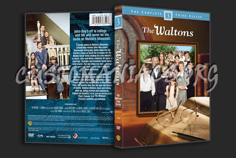 The Waltons Season 3 dvd cover