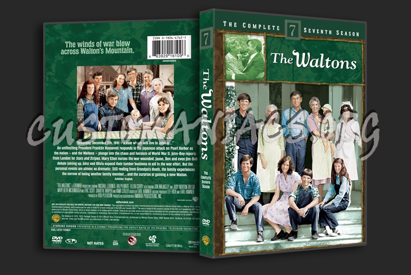 The Waltons Season 7 dvd cover - DVD Covers & Labels by