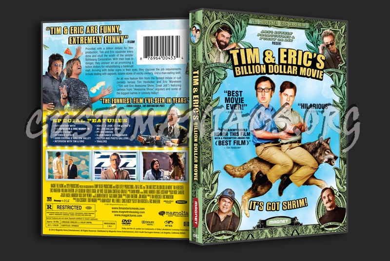 Tim & Eric's Billion Dollar movie dvd cover