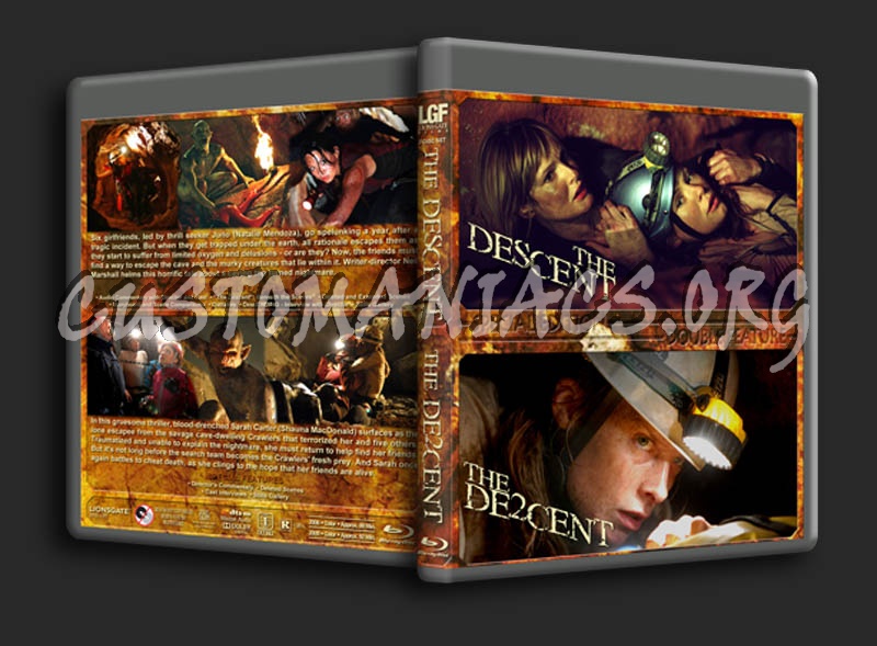 Descent / Descent 2 Double blu-ray cover