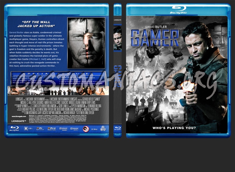 Gamer blu-ray cover