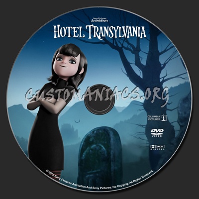 Hotel Transylvania dvd label