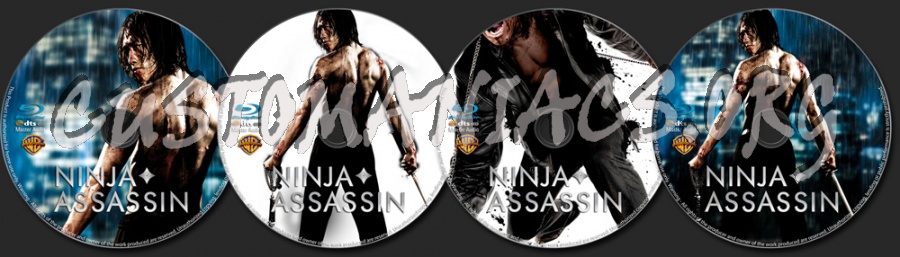 Ninja Assassin blu-ray label