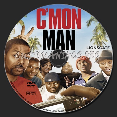 C'mon Man dvd label