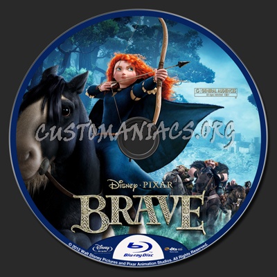 Brave blu-ray label