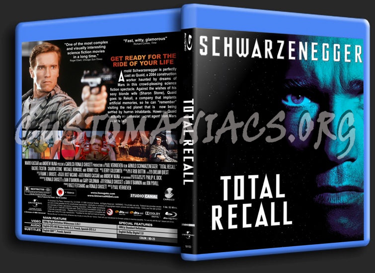 Total Recall blu-ray cover