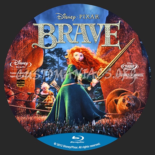 Brave blu-ray label