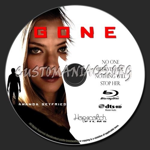 Gone blu-ray label