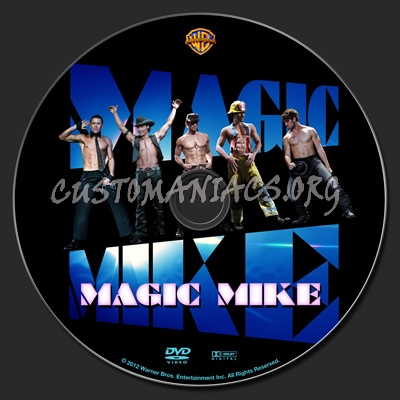 Magic Mike dvd label