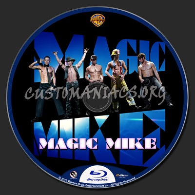 Magic Mike blu-ray label