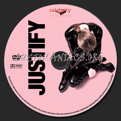 Justify dvd label