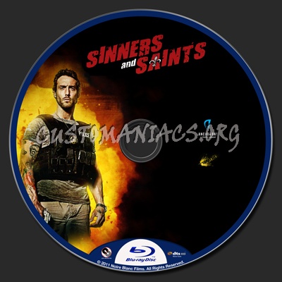 Sinners And Saints blu-ray label