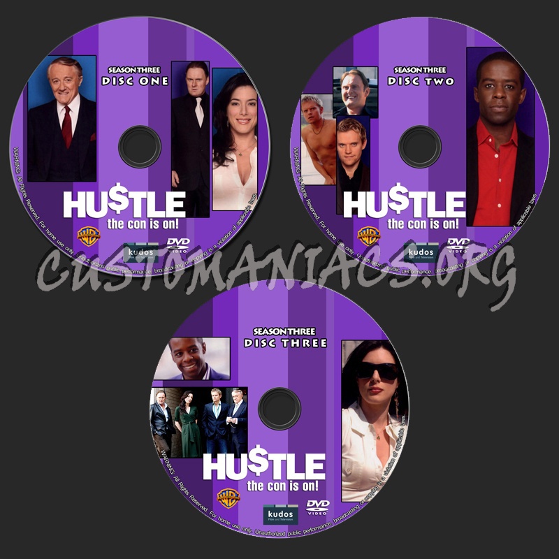 Hustle - Season 3 dvd label