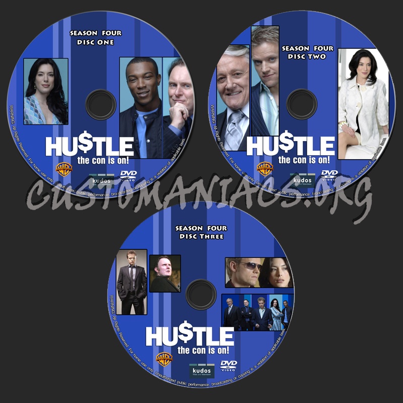 Hustle - Season 4 dvd label