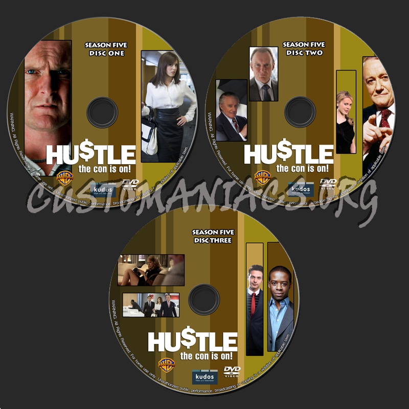 Hustle - Season 5 dvd label