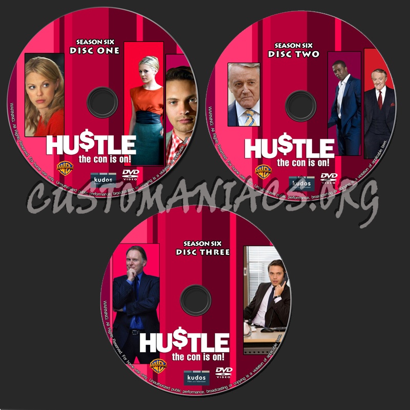 Hustle - Season 6 dvd label