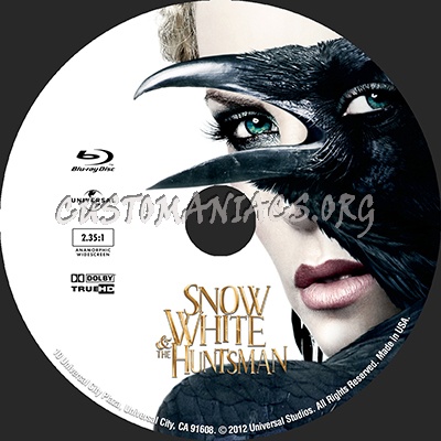 Snow White And The Huntsman blu-ray label