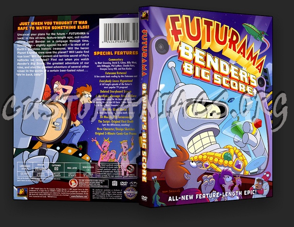 Futurama: Bender's Big Score! dvd cover